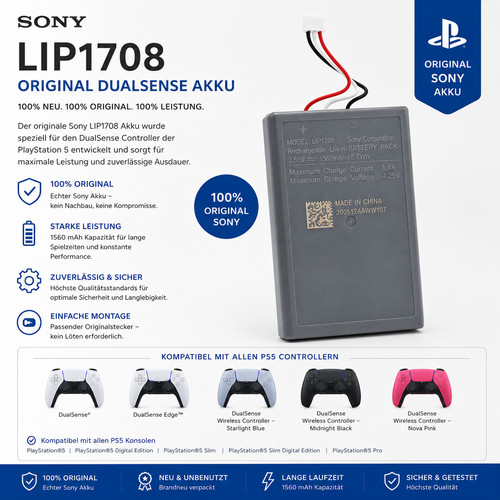 Original sony lip1708 akku ps5 - lip1708,