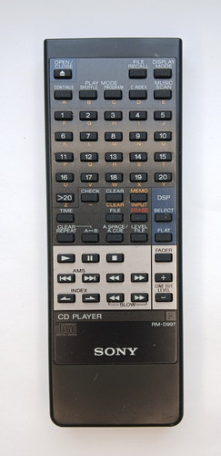 Original sony d997 - original, rm-d997