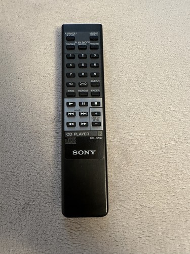 Original sony d597 cd - original, rm-d597