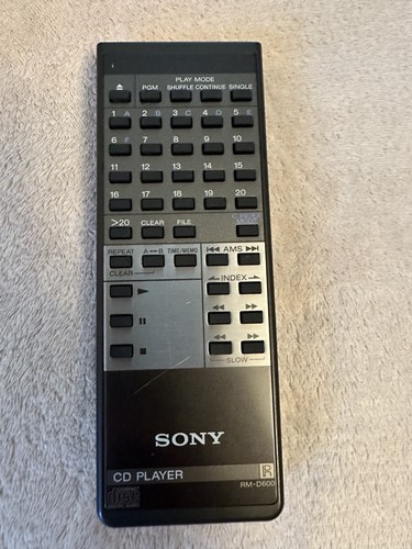 Original sony d600 cd - original, rm-d600